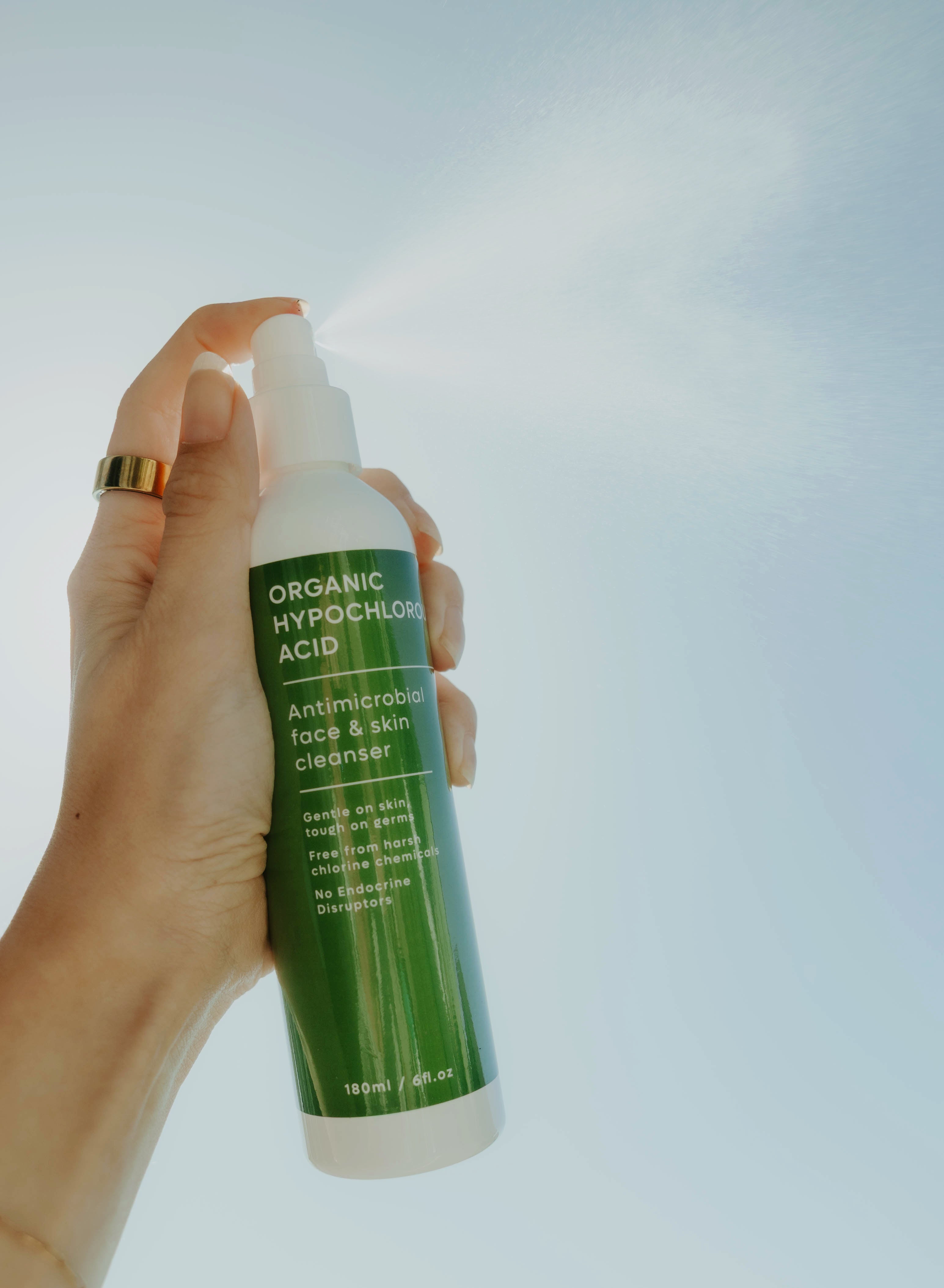 New Organic Hypochlorous Acid Mist/Spray