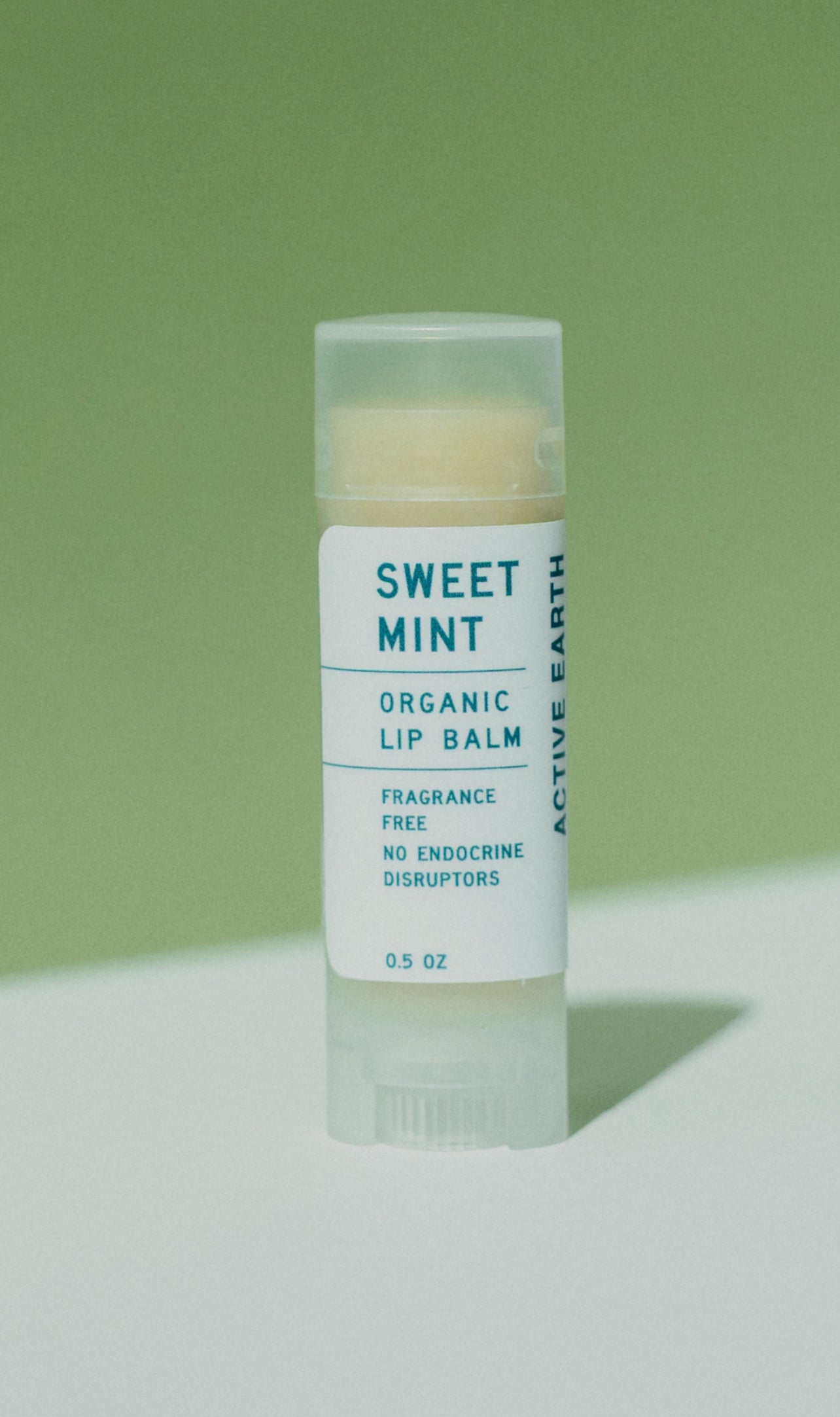New Active Earth Organic Fresh Mint Lip Balm (back in stock)